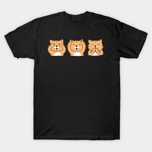 Three Wise Cats T-Shirt